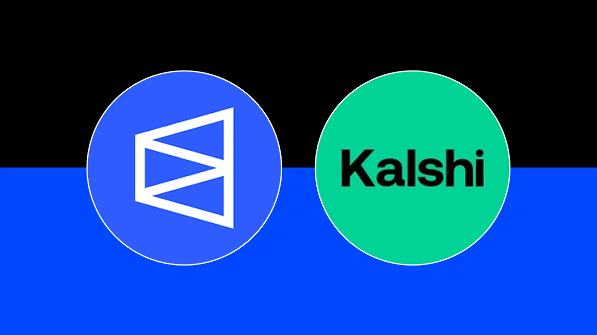 Polymarket and Kalshi logos